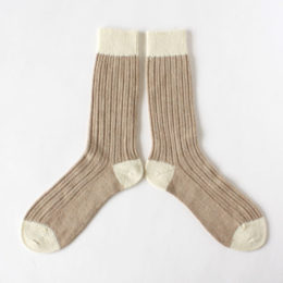 男性／BEIGEアルパカソックス・画像