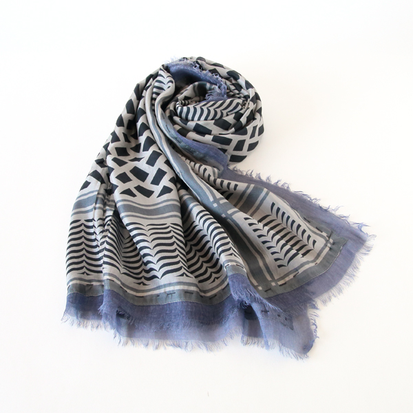 Black Nightスト-ル silk cotton 631019-09・画像