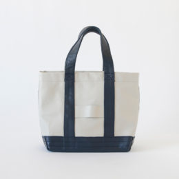 【別注】レザ- ミニ ト-ト AVORIO×BLU・画像