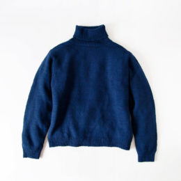 ネイビ- size 1タ-トルネックニット・画像