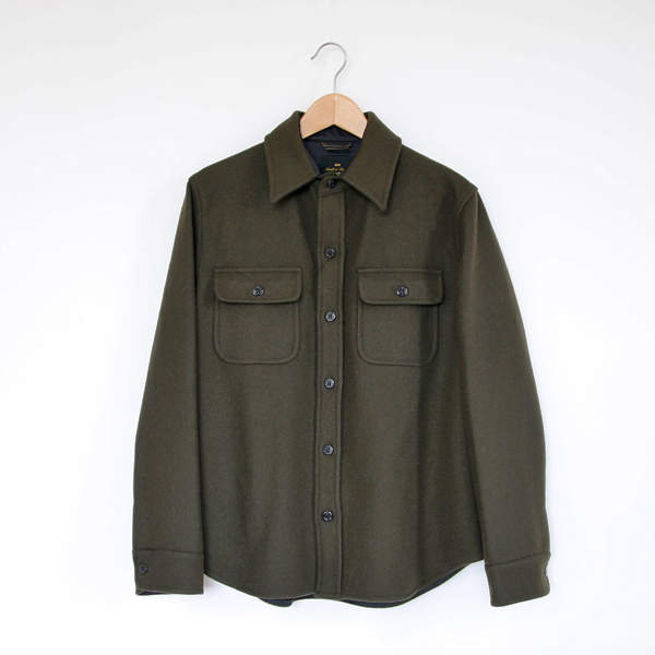 Lメンズ 24oz C.P.O.シャツジャケット OLIVE・画像