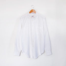 WHITE-16メンズ ロングスリ-ブB.D.シャツOXFORD・画像