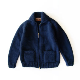 INK/34シェットランドウ-ル ジップアップジャケット・画像