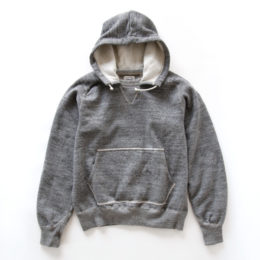 Heather Gray-SUnisex 吊り裏毛/後付けパ-カ-・画像