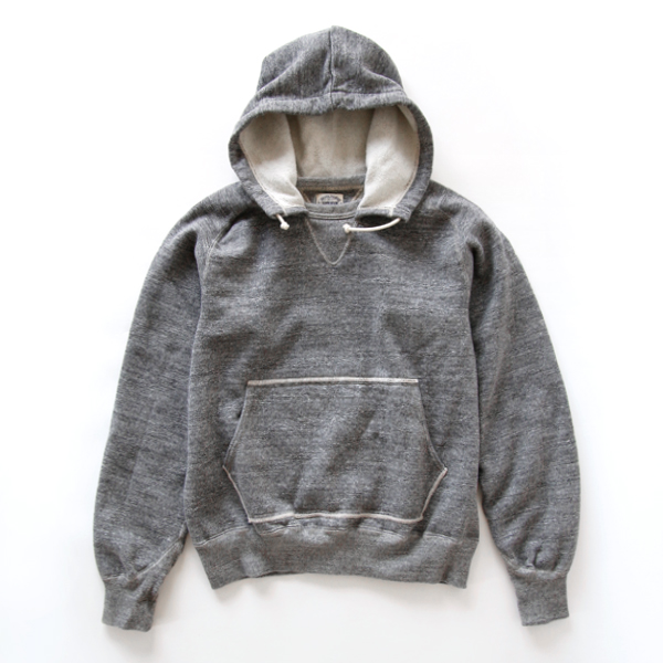 Heather Gray-LUnisex 吊り裏毛/後付けパ-カ-・画像