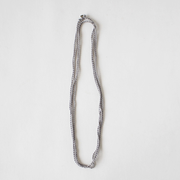 グレ-ネックレス Micro sphere silk MSS003・画像