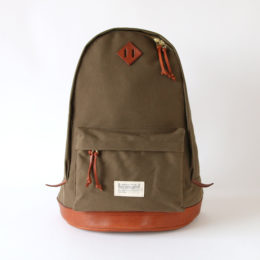 OLIVENylonCross×Leather Old デイパック・画像