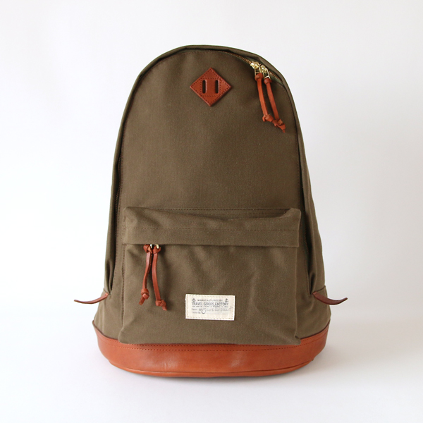 OLIVENylonCross×Leather Old デイパック・画像
