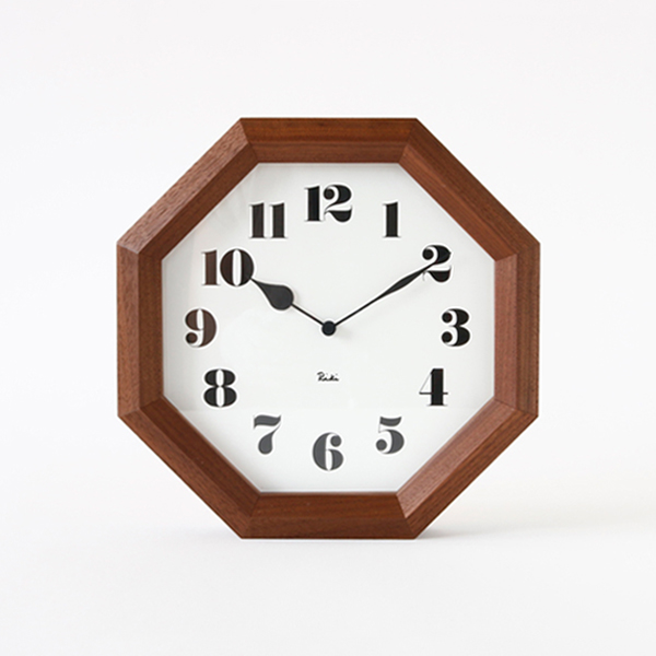 八角の時計・画像
