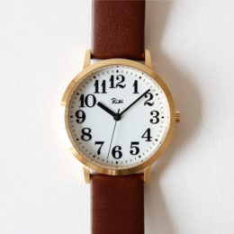 ALBA リキ腕時計 AKPK404 ブラウン・画像