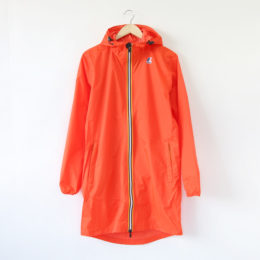 パッカブルレインコ-ト ロング Orange・画像