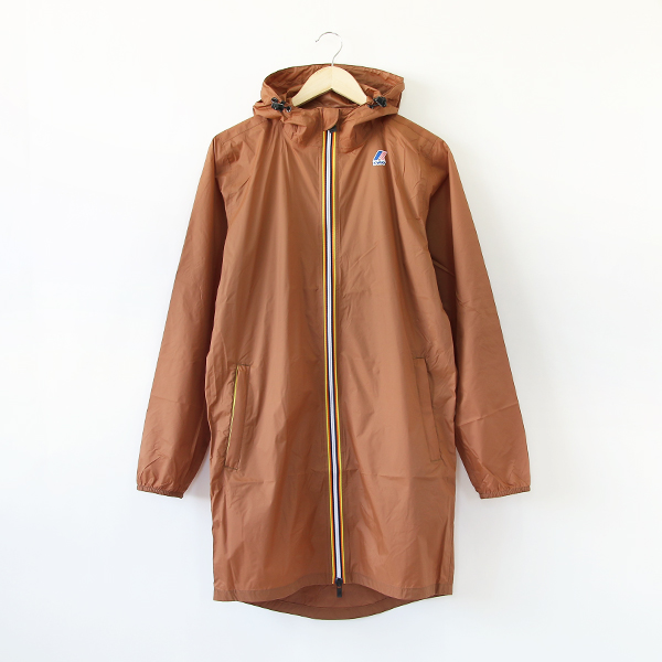 パッカブルレインコ-ト ロング Brown・画像