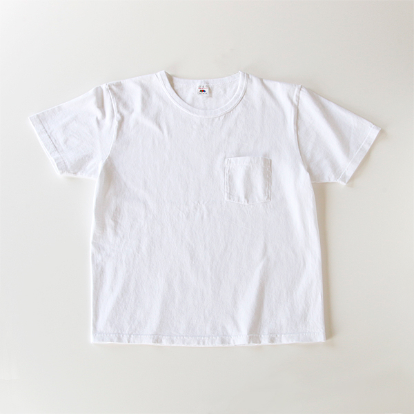 Lポケット付Tシャツ OFF/WHITE・画像