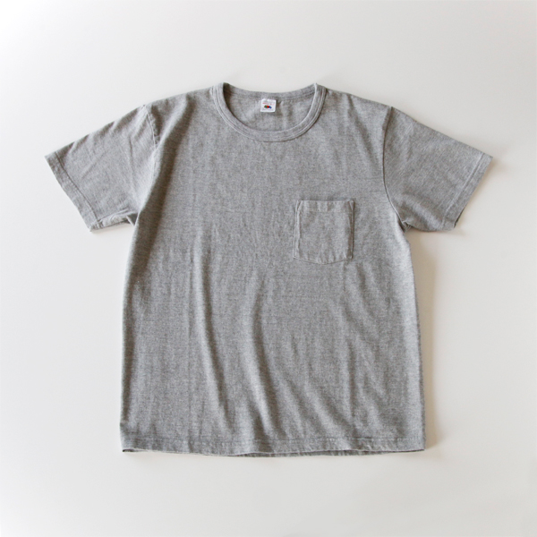Lポケット付Tシャツ H/GRAY・画像