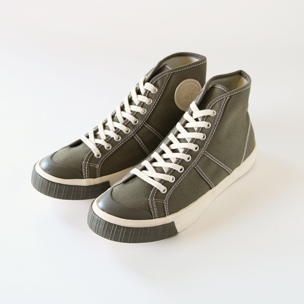 25cmハイカットスニ-カ- Olive・画像