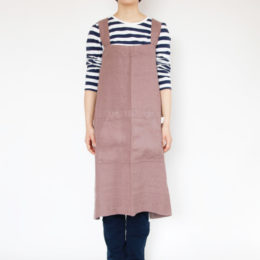 Ashes of Rosesリネンエプロン Pinafore apron Colors・画像