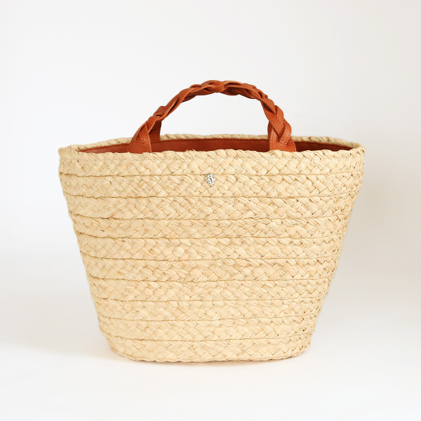 かごバッグ RHYCE S Natural/Tan・画像