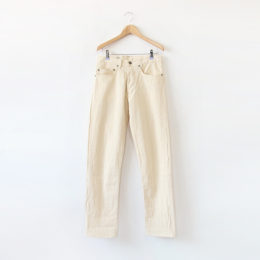 29スリムフィットジ-ンズ 10D02 Ecru denim・画像