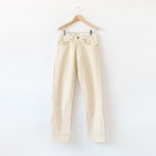 29スリムフィットジ-ンズ 10D02 Ecru denim・画像