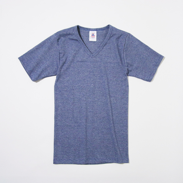 サイズ3 Vネックショ-トスリ-ブ navy・画像