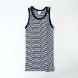 LMiller メンズタンクトップ NAT/NVY・画像