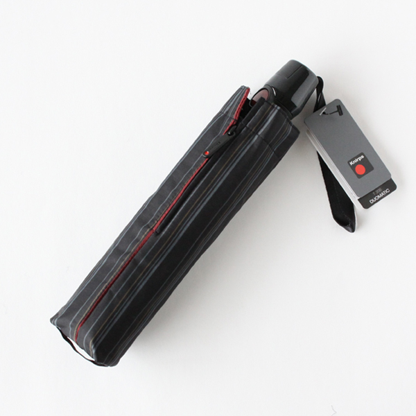 ワンタッチ折りたたみ傘 T.220 Medium Duomatic(Peace Black)・画像