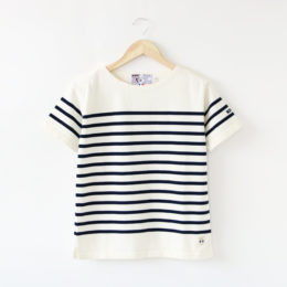 PURE/MARINE半袖ボ-ダ-カットソ- LAMANEUR・画像