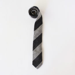 グレ- NTM-636ネクタイ ストライプ・画像