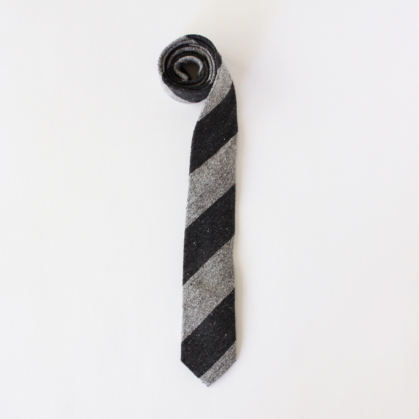 グレ- NTM-636ネクタイ ストライプ・画像