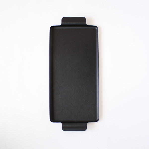 中ケイメット アルミトレイ ブラック・画像