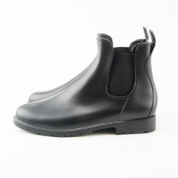 41メンズ JOM サイドゴアレインブ-ツ BLACK・画像