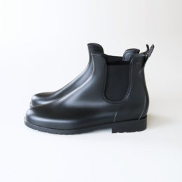 43メンズ JOM サイドゴアレインブ-ツ BLACK・画像