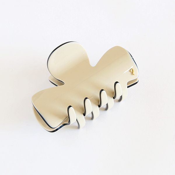 アイボリ-ヘアクリップTB・画像