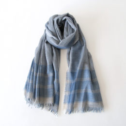 Denimカシミヤシルク スト-ル Staffa Bowhill・画像