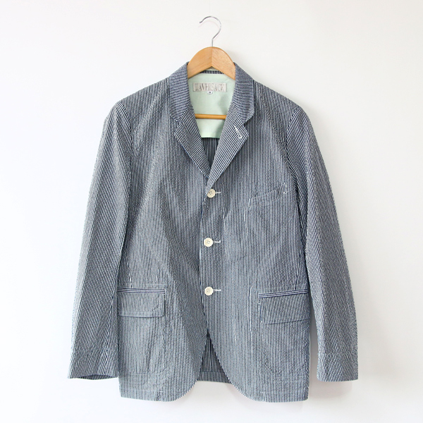 Stripe Sメンズ IndigoSuckerジャケット・画像
