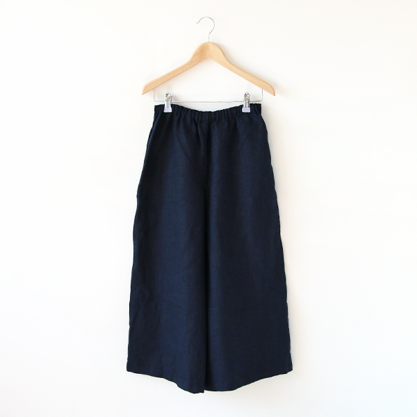 ネイビ-【別注】リネンワイドパンツ・画像
