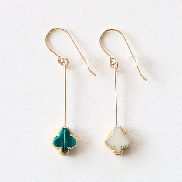 24k gold bead detailピアス1335・画像