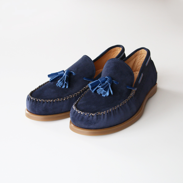 BLUE SUEDE 411052 メンズ タッセルスリッポン・画像
